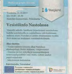 4. JULKISUUS TYLA: Lahden ympäristöpalveluiden mielestä hanke on ollut julkinen. Hankealueen maanomistajilta on pyydetty kirjalliset suostumukset kosteikon toteuttamiseen.