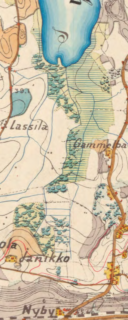 Sylvöjärven ekologiaa Luonnontilan kausi noin 10600 eaa 1959 Jääkauden jälkeen tuhansia vuosia taaksepäin Sylvöjärvi ulottui Ensimmäisen Salpausselän juurelle asti Uudessakylässä, Heinolantien varren