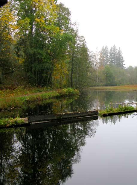 Hyvin säilynyttä kulttuurimaisemaa Järvenpään kylässä. Laaksosta kohoavat moreenikumpareet tarjoavat hyvän rakennusmaan ja selännemetsät suojaavat tuulilta.