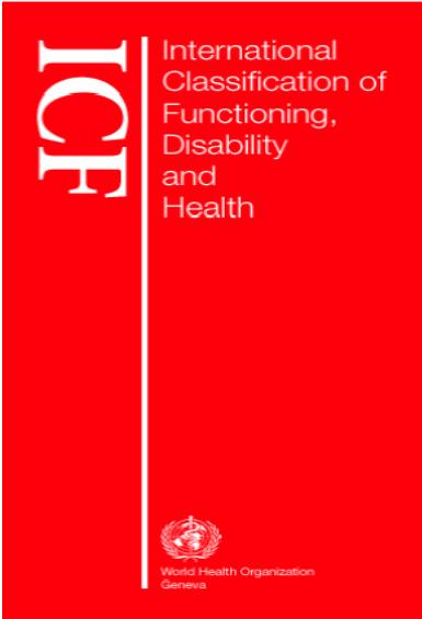 Kansainvälisen toimintakykyluokituksen (ICF) käsitteet International Classification of Functioning, Disability and Health (ICF) (WHO, 2001) Lääketieteellinen terveydentila (ICD 10) (häiriö/tauti)