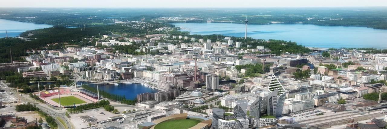 TAMPERE 2025 Yhteinen Tampere näköalojen kaupunki Teemme yhdessä Suomen parasta ja houkuttelevinta, pohjoismaista suurkaupunkia.
