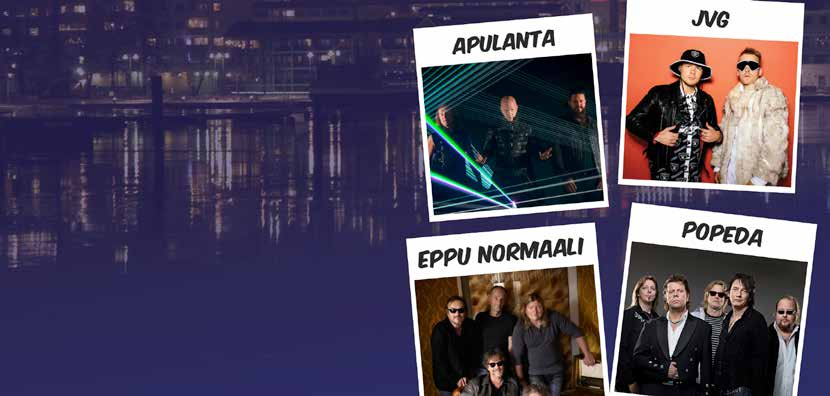 LappeeFest Lappeenrannan kesä on täynnä musiikkia, ja kovimmasta tarjonnasta vastaa LappeeFest. Lappeenrannassa esiintyvät muun muassa Apulanta, JVG, Eppu Normaali, Popeda ja Bad Boys Blue. 15. 18.6.