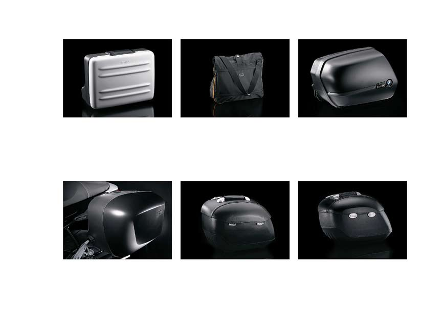 Muut laukut ja kassit Vario-laukku alumiinia Vario-laukun sisäkassi System-sivulaukku LT-laukun sisäkassi CL-laukun sisäkassi F 650 GS / F 650 GS Dakar R 850 R / R 1100 R / R 1100 GS / R 1150 GS R