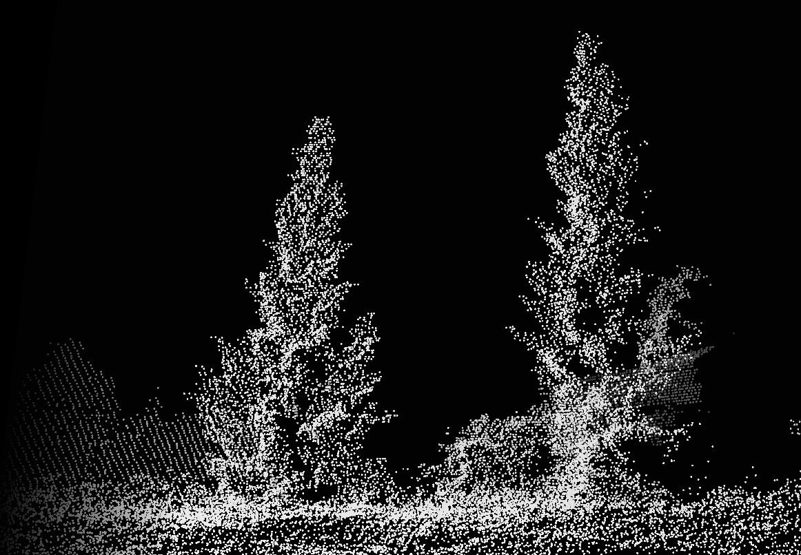 metsäkoneelle laserkeilauksella Oman asennon ja paikan mittaus