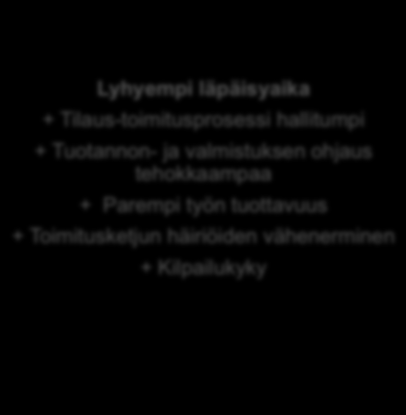 vähenerminen + Kilpailukyky Kuorman arviointi suhteessa kapasiteettiin tarkempaa Sitoutuneen