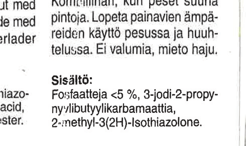 Saksassa ympäristöterveysviranomainen on määrännyt muulle kuin ammatissa altistumiselle isotiatsolonien ylärajaksi ilmassa 0,05 μg m -3, ja työpaikka-altistumisen ylärajaksi 50 μg OIT m -3 ja