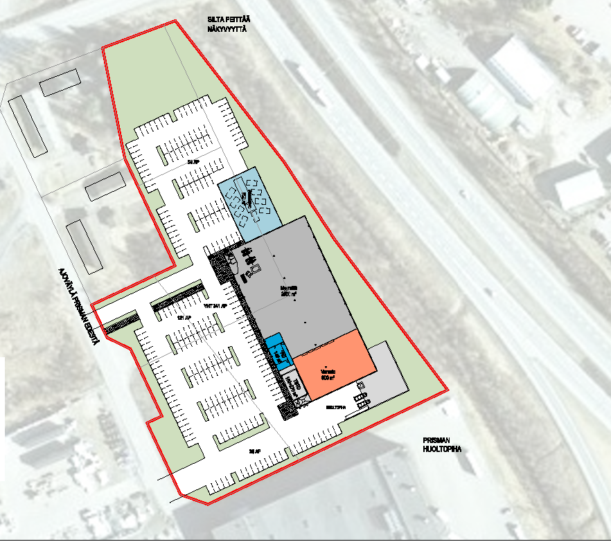 29.5.2015 4 (16) 2.2 Tuleva maankäyttö Selvitysalueella maankäytön muuttumista on odotettavissa valtatien 3 länsipuolelle nykyisen Prisma Hämeenlinnan pohjoispuolelle, osavaluma-alueelle 2.