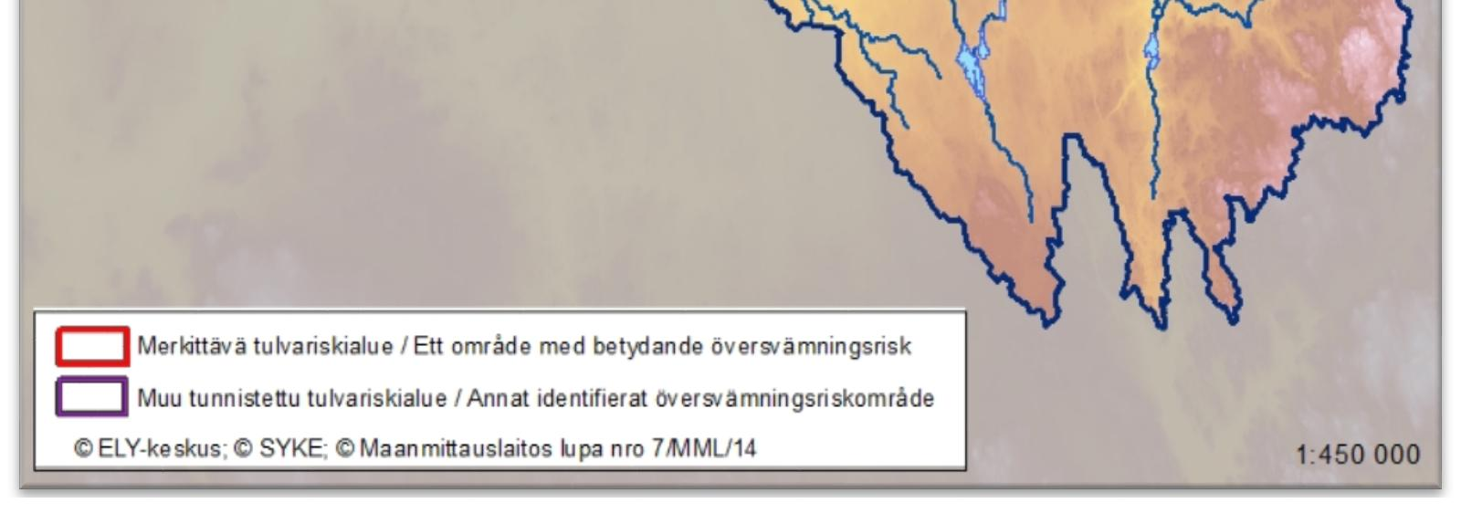 Myös peltojen osuus (noin 22 %) on huomattavan suuri. Vesistöalueen maankäyttö on tehokasta ja metsä- ja pelto-ojituksia on alueella tehty paljon.