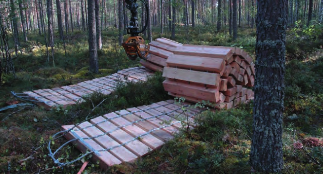 KUVA 7. Testattu pitkospuumatto 1.