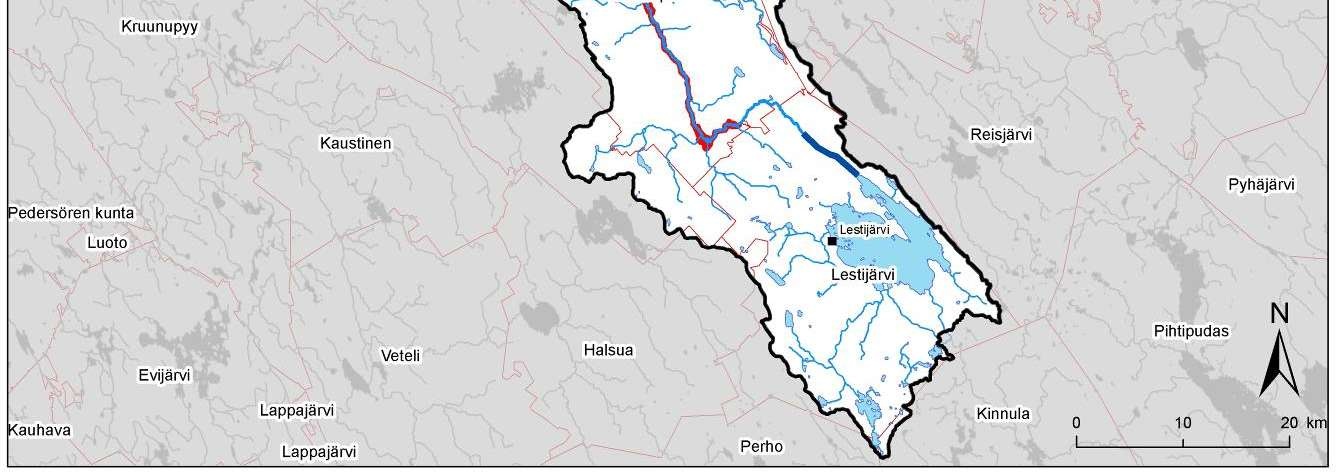 Hyytöjen kannalta herkimmät alueet sijaitsevat aivan Lestijoen yläosalla jokiuoman pysytellessä siellä sulana yleensä läpi talven Lestijärven alapuolella ja hyydöt muodostuvat sula-alueen alapuolelle.