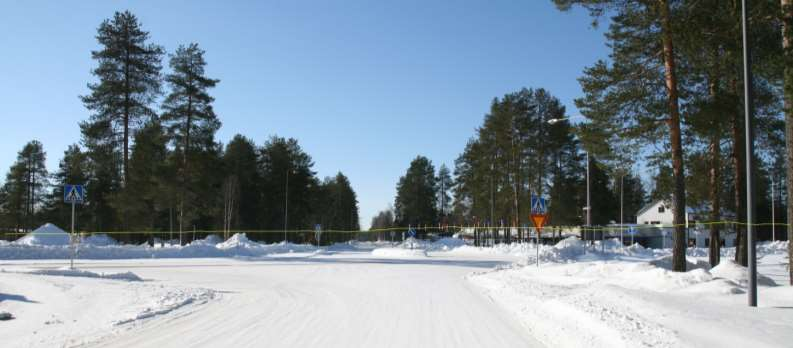 PROKON Lumivaaran tuulivoimapuisto VAIKUTUKSET MAISEMAAN JA KULTTUURIYMPÄRISTÖÖN PROKON Wind Energy Finland Oy Kuva 8.15. Valokuvasovite Hyrynsalmelta (6.