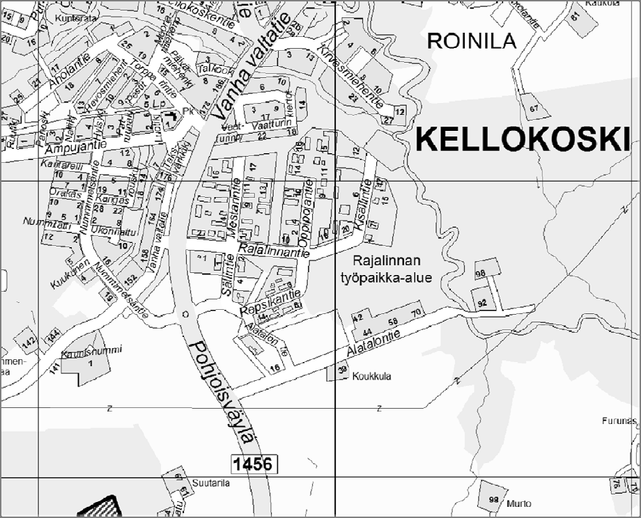 3.1.1 Alueen yleiskuvaus Suunnittelualue sijaitsee Tuusulan Kellokoskella Roinilan kunnanosassa Pohjoisväylän varrella. Alue rajautuu Rajalinnan työpaikka-alueeseen.