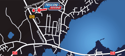 Ab TESCON MARINE Oy Tescon Marine Verkkokauppa (avoinna 24h/vrk) Tuotteet erikoishinnoin www.tescon.fi 59 59,52 N 23.