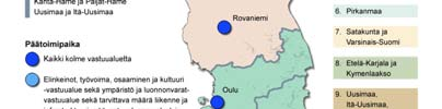 Pohjois-Pohjanmaa j 18. Kainuu 19. Lappi 20.