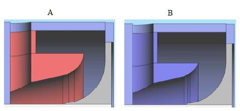 paineennousukerroin CP [-] 73 Kuva 33. Koejärjestelyjen diffuusorit A ja B. (Finzel et al. 2011, s. 4) 1,1 A 0,9 B 0,7 0,5 0,3 0 0,5 1 1,5 Machin luku Ma [-] Kuva 34.