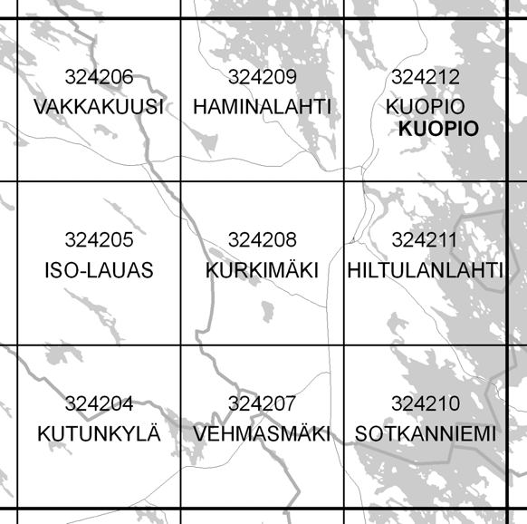 MAAPERÄKARTTA 1 : 20 000