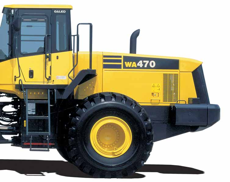 PYÖRÄKUORMAAJA WA470-5 VAUHTIPYÖRÄTEHO 195 kw 261 hv TYÖPAINO 23.