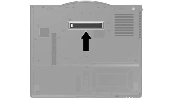 2 Telakointiliittimen käyttäminen Tietokoneen pohjassa on telakointiliitin, jonka avulla tietokone voidaan liittää lisävarusteena saatavaan telakointiasemaan.