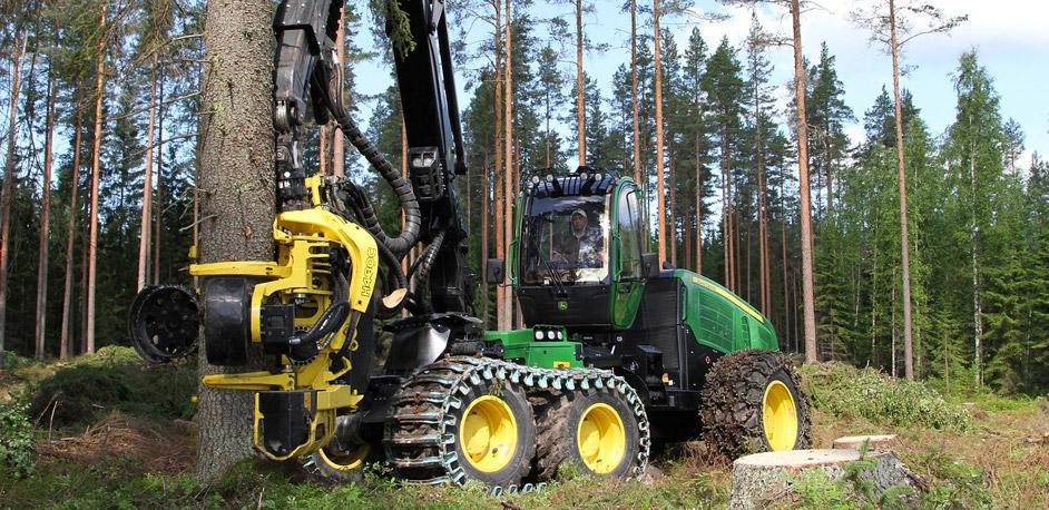 7 John Deere Forestry Oy on maailman johtava metsäkoneiden valmistaja ja myyjä. Yhtiö on lähtöisin Tampereelta ja tunnettiin ennen Timberjack Oy:nä.
