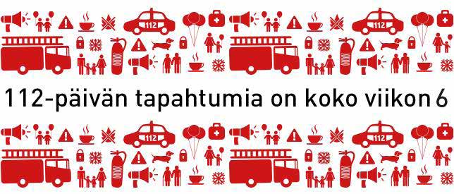 KOULUTUSTA JA TAPAHTUMIA VARSINAIS-SUOMESSA 112-PÄIVÄ on jälleen 11.2.! 112-päivä kiinnittää huomion arjen turvallisuuteen ja on eri turvallisuustoimijoiden yhteinen kampanja arjen turvallisuuden parantamiseksi.