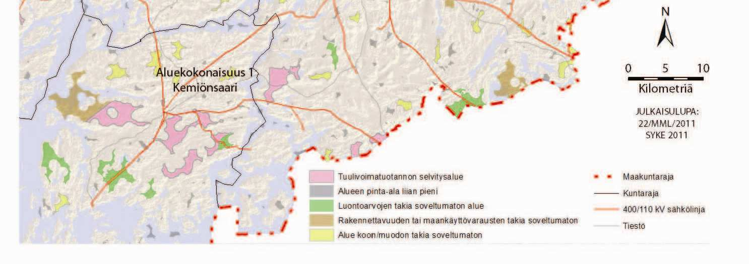 Alueiden kytkeminen sähköverkkoon on toteuttavissa sitten, ettei uudet johtokäytävät ylitä yhtenäisiä metsä- tai peltoalueita tai aiheuta vaikutuksia arvokkaisiin kulttuuriympäristöihin.