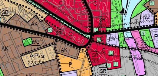 9 KUVA 7. Ote Äänekoski 2030 osayleiskaavaluonnoksesta. Oikeusvaikutukseton Äänekosken rakenneyleiskaava 2016 on hyväksytty kaupunginvaltuustossa vuonna 2008.