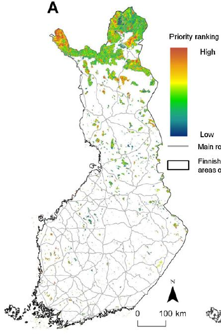 vapaasti käytettävissä Priorisointia Natura 2000 verkoston alueella ja ympäristössä Ninni Mikkonen ja Atte Moilanen Muuttujat: Tärkeimpiä alueita 68 Natura 2000 luontotyyppiä (LT) LT