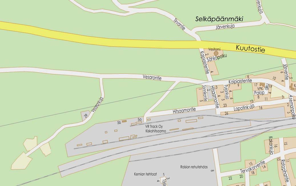 Kouvolan kaupunki Maankäytön suunnittelu OSALLISTUMIS- JA ARVIOINTISUUNNITELMA Liite 2 VESARONTIE Pvm. 30.9.2016 Asemakaavan muutos ja vähäinen kumoaminen Täyd.