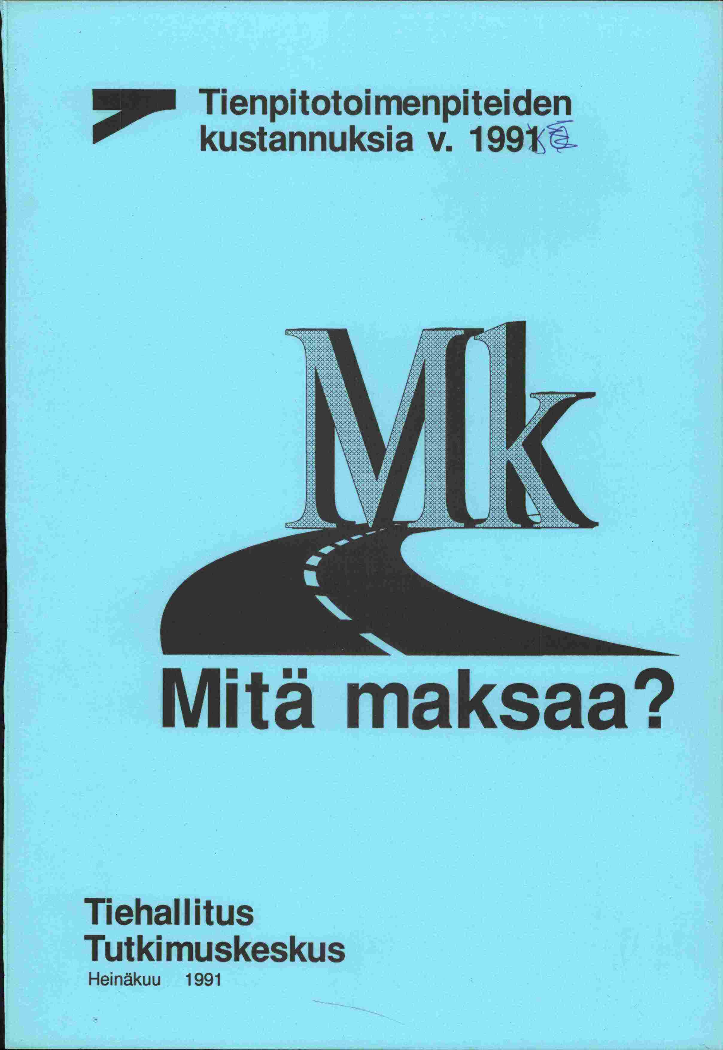 Tienpitotoimenpiteiden I kustannuksia v.