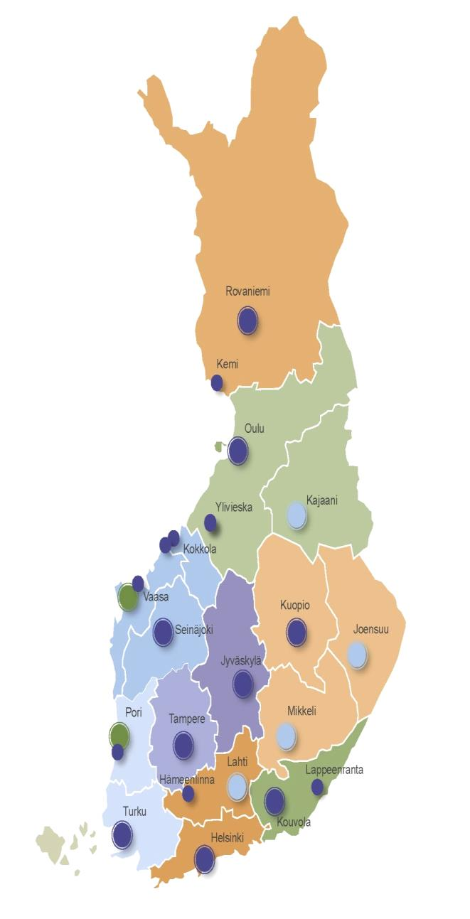 ja Sisä-Suomi Pohjois-Suomi
