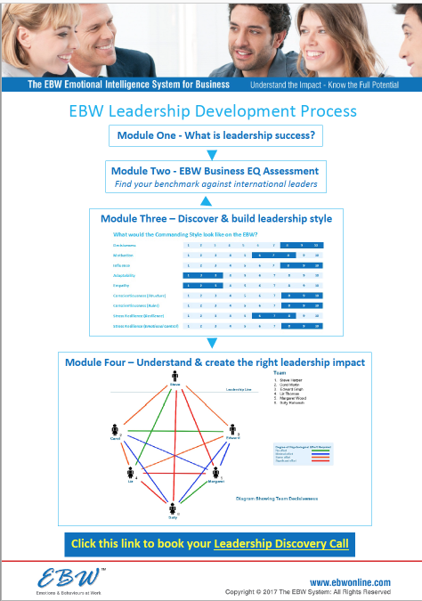 EBW Johtajuuden kehittämisprosessi Vaihe 1. mitä on johtaja menestys Vaihe 2.