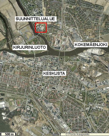 2 SUUNNITTELUALUE JA TAUSTATIEDOT 2.1 Porin kaupunki ja suunnittelualueen sijainti Porin kaupunki sijaitsee Satakunnan maakunnassa Suomen länsirannikolla (katso kuvio 1).
