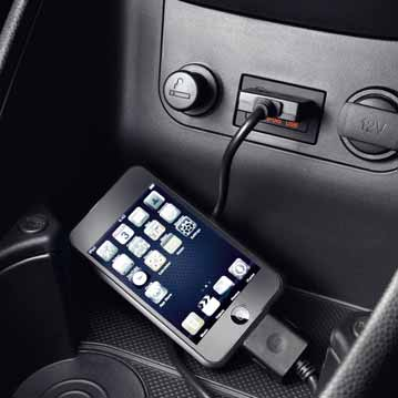 ipod-, AUX- ja USBliitännät Liitä MP3-soittimesi