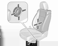42 Istuimet, turvajärjestelmät Istuinten selkänojat Ristiselän tuki Säädettävä reisituki Käännä käyttökytkintä