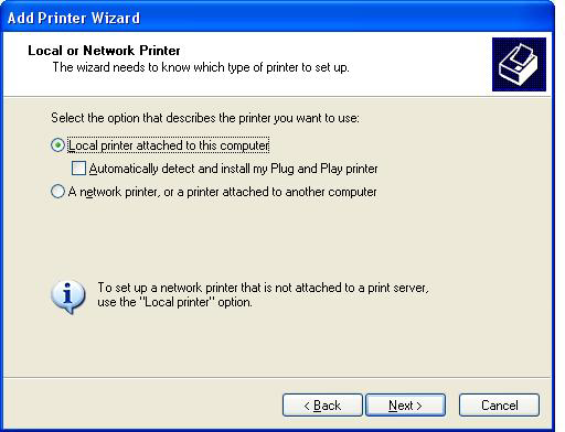 Ohjaimen asentaminen Windows XP:ssä 1. Pura ladatun MFP Send Fax -ohjaimen tiedostot kaksoisnapsauttamalla ohjaimen ohjelmatiedostoa Windowsin Resurssienhallinnassa. 2.