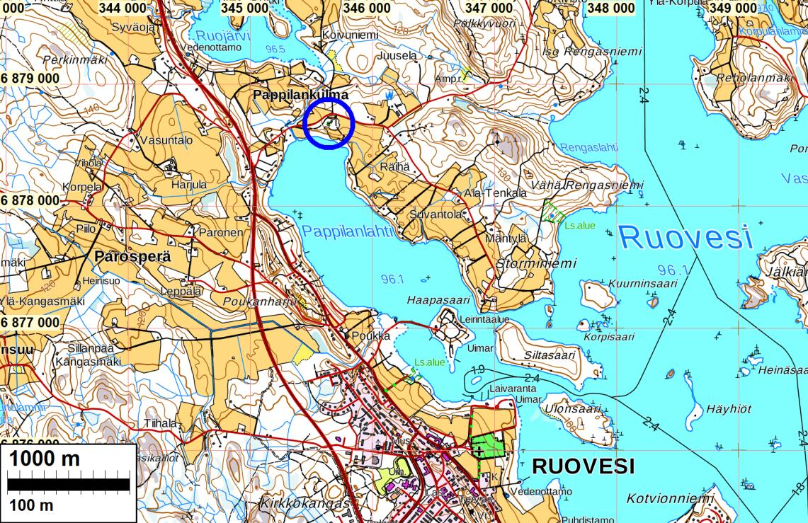 2 Sisältö Kansikuva: Perustiedot... 2 Yleiskartat... 3 Tutkimus... 4 Menetelmät ja havainnot... 4 Tulos... 9 Lähteet... 10 Katsomon länsi- ja pohjoispuoli. Luoteesta.