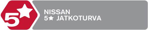 Nissan 5 Jatkoturva tulee voimaan uuden auton takuun umpeutuessa, ja siihen kuuluu Nissan Assistance - tiepalvelu.