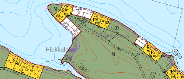 Ranta-asemakaavan tavoitteena on osoittaa tilojen ranta-alueille lomarakennuspaikkoja parhaiten rakentamiseen soveltuville paikoille ja keskittämään rakentaminen mahdollisuuksien mukaan isoimpien