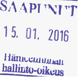 Consulting M Seppä Ky Maankäytön ja rakentamisen edunvalvontaa vuodesta 1991 Hämeenlinnan hallinto Raatihuoneenkatu 1 13100 Hämeenlinna -oikeus Kunnallisvalitus Päätös, jota valitus koskee Heinolan
