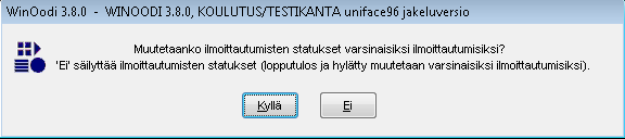 jotka ovat olleet opetustapahtumalla, jolta opiskelijat kopioidaan.