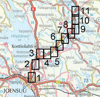 1 Johdanto 1.1 Taustaa Joensuu Uimaharju-rataosuus (kuva 1) on sähköistämätön ja yksiraiteinen. Rataosuudella on sekä henkilö- että tavaraliikennettä. Rataosan nopeusrajoitus on 120 km/h.