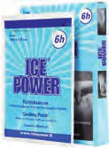 Ice Power kylmägeelillä tehdyillä tutkimuksilla on havaittu, että Ice Power kylmägeelin sisältämä mentoli auttaa laskemaan ihon lämpötilaa noin viidellä asteella.