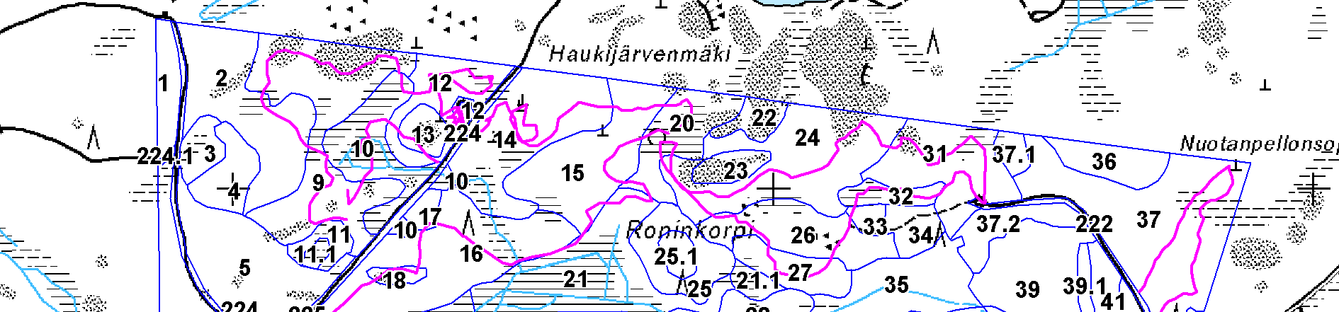 Arvio kohteen kartoitustehokkuudesta Merkittävä osa Luonnonhoito-LIFE kuvioista on taimikkoa tai nuorta entistä talousmetsää.