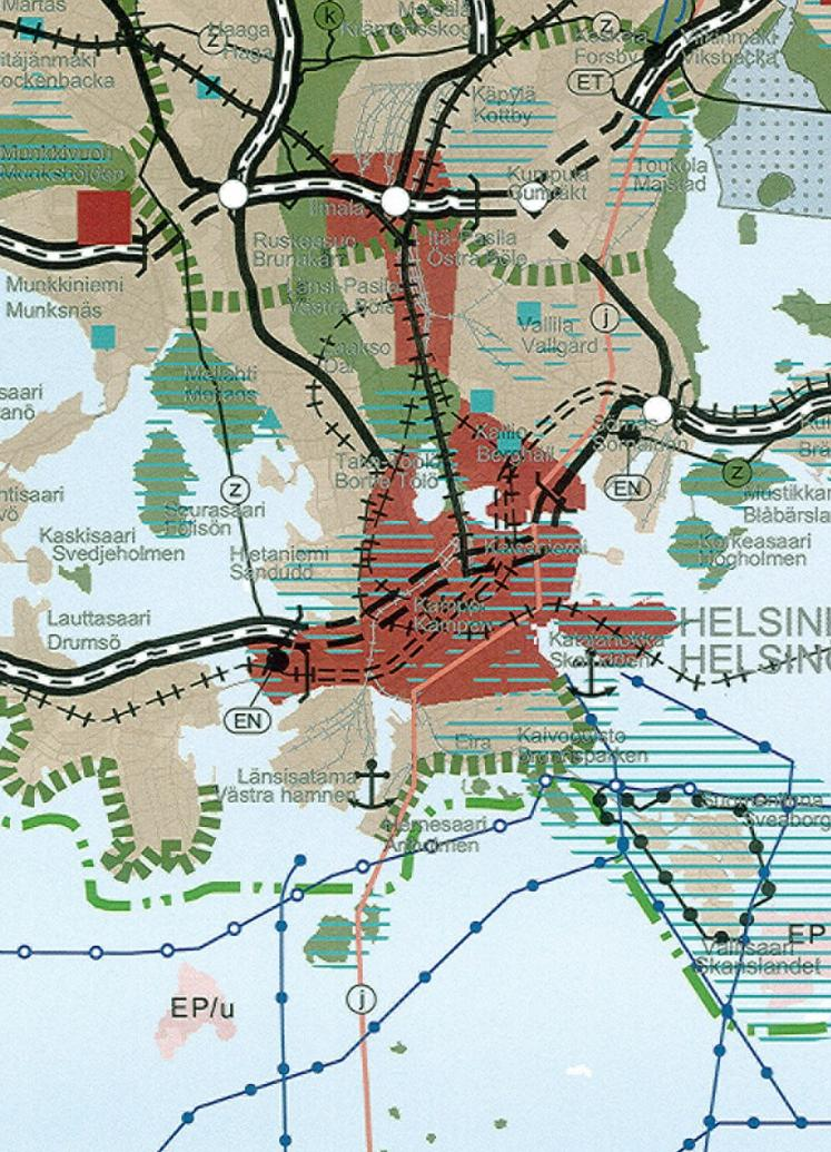 Ote maakuntakaavasta Taka-Töölö kortteli 463 tontti 28 Helsingin