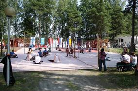 MARJOLA BEACH VOLLEY turnauksen Loma- ja kurssikeskus Marjolassa Lappeenrannassa 20.-21.7.2013. Pelit pelataan lauantaina 20.7. klo 12.