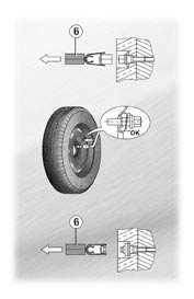 Hyödyllisiä tietoja - 145 Alumiinivanteet Varapyörän asennus Jos autossa on teräsvanteella varustettu varapyörä, on täysin normaalia, että pyöränpulttien välilevy ei kosketa asennettaessa