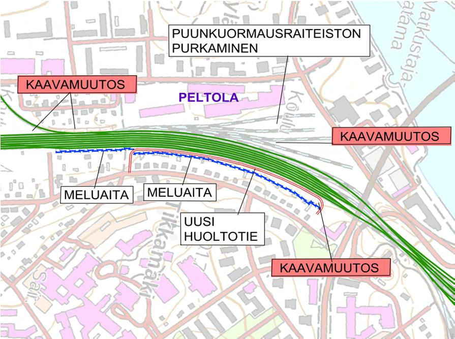 Melutasot ylittävät kuitenkin paikoin Valtioneuvosten
