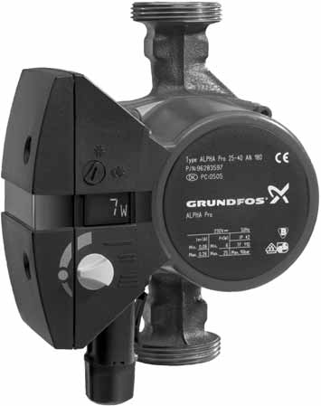GRUNDFOS INSTRUCTIONS GRUNDFOS ALPHA