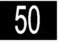 64 Liikenneviraston ohjeita 25/2015 Nopeusrajoitusta osoittava merkintä Nopeusrajoitusta osoittava merkintä Merkintää suositellaan käytettäväksi tieosuuksillä, joissa nopeusrajoitus laskee