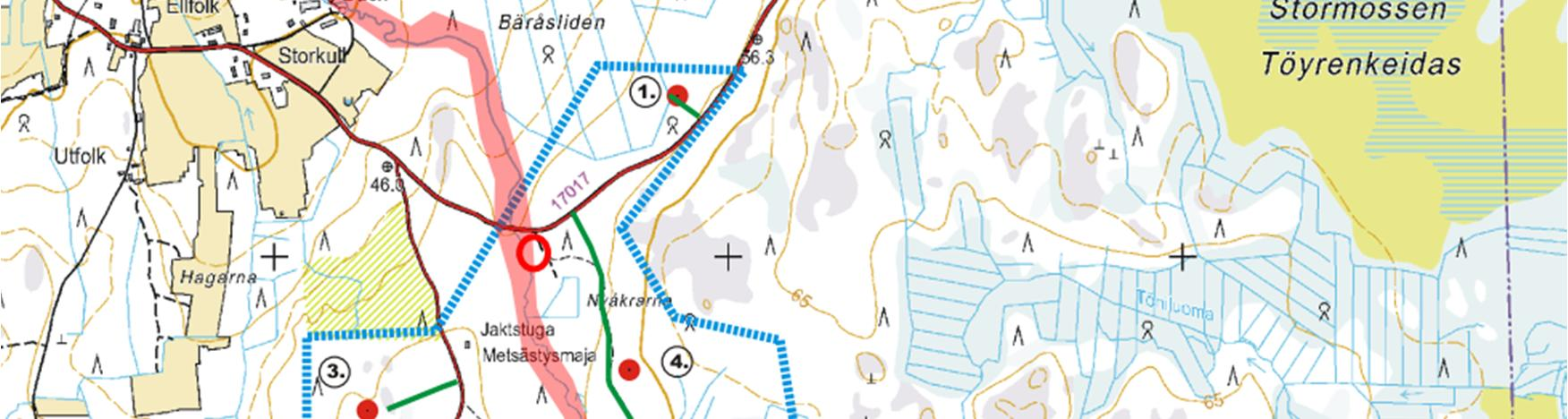Olemassa olevat liito-oravatiedot tarkistettiin ympäristöhallinnon Hertta-tietojärjestelmästä.